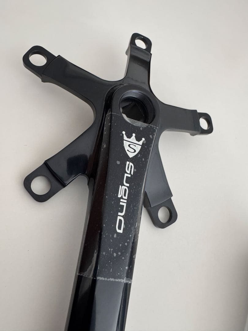 Sugino（スギノ）RD4クランクアーム165mm ブラック 未使用左右セット