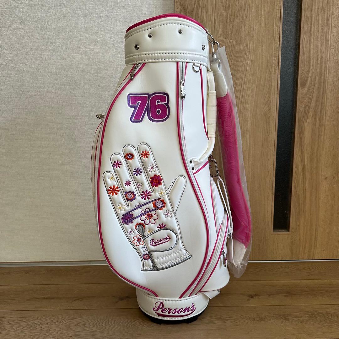 未使用 PERSON'S GOLF PCB7601グローブ柄 キャディバッグ