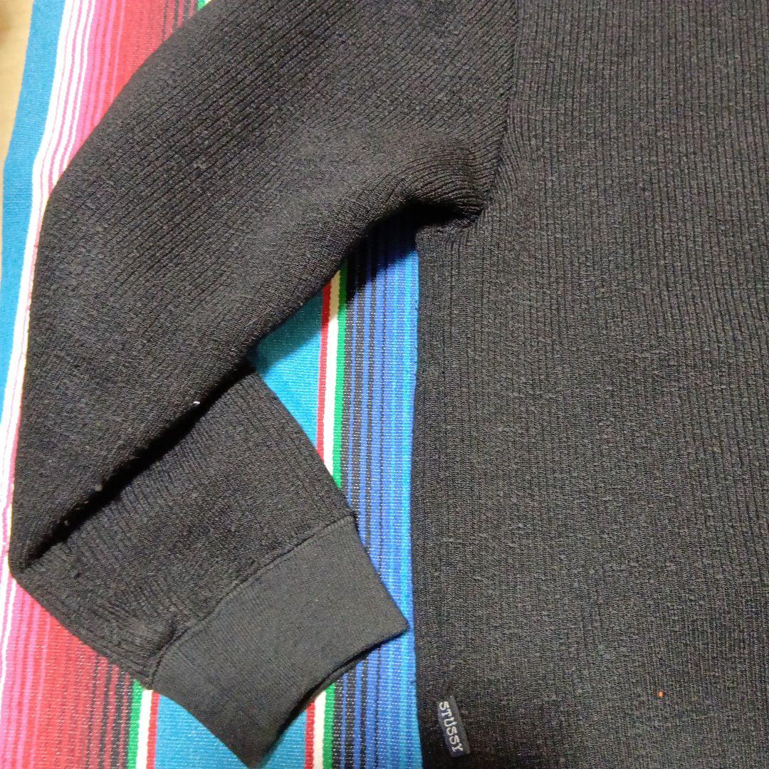 ★STUSSY★ステューシー★黒 インナーフリース ジップアップジャケット