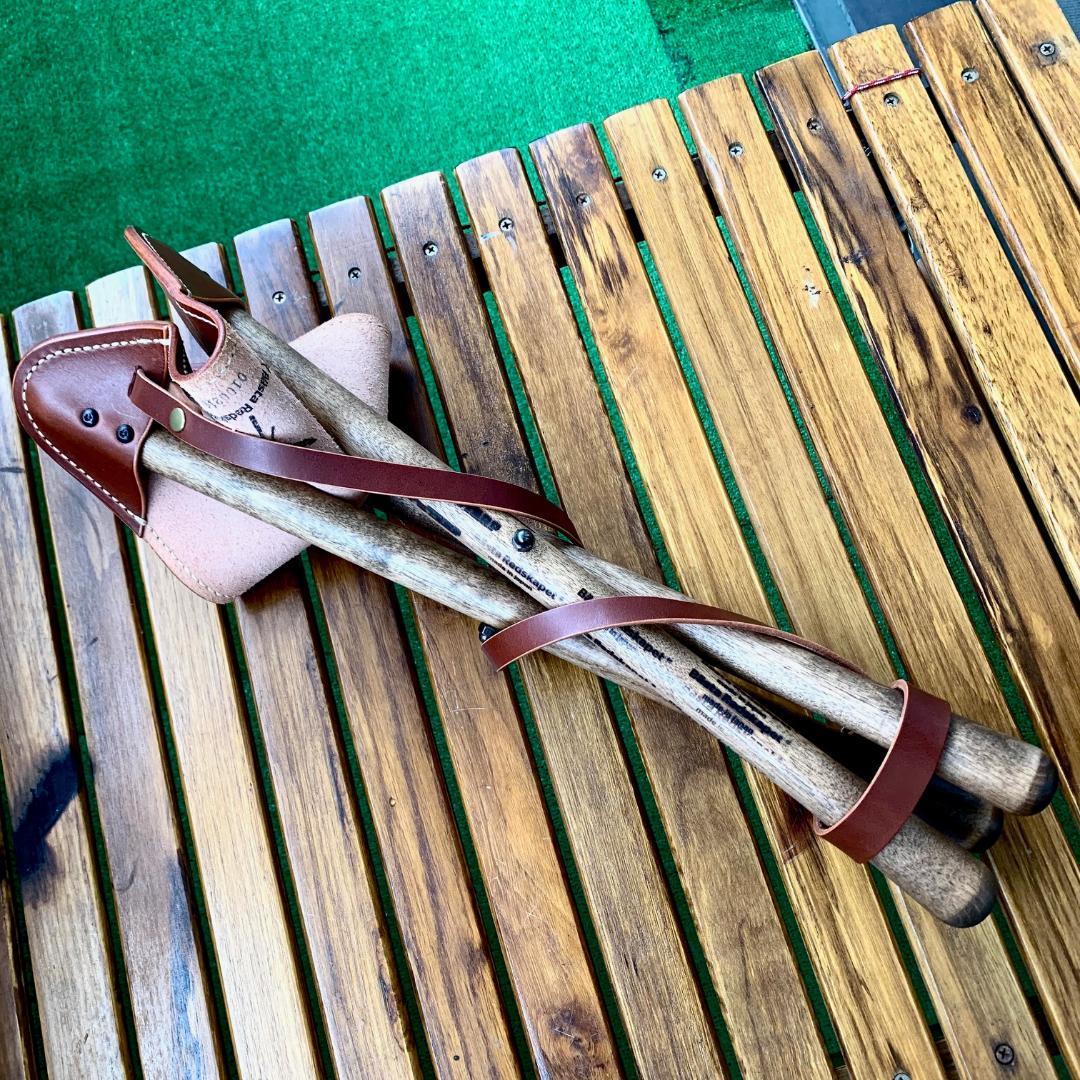 【焚き火チェア】エイジングヌメ basta_redskapet バーガンディー