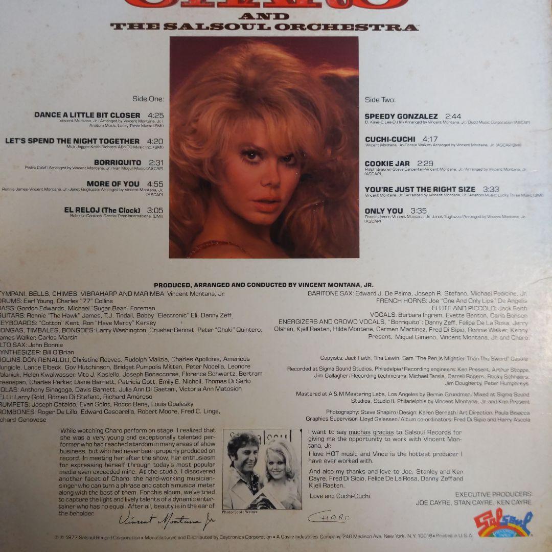 Charo and The Salsoul Orchestra LP　ノリ