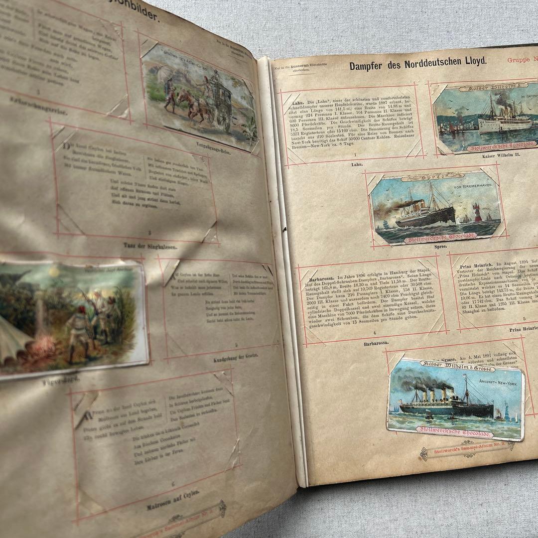 稀少 アンティーク洋書 Albumアルバム ドイツ古書