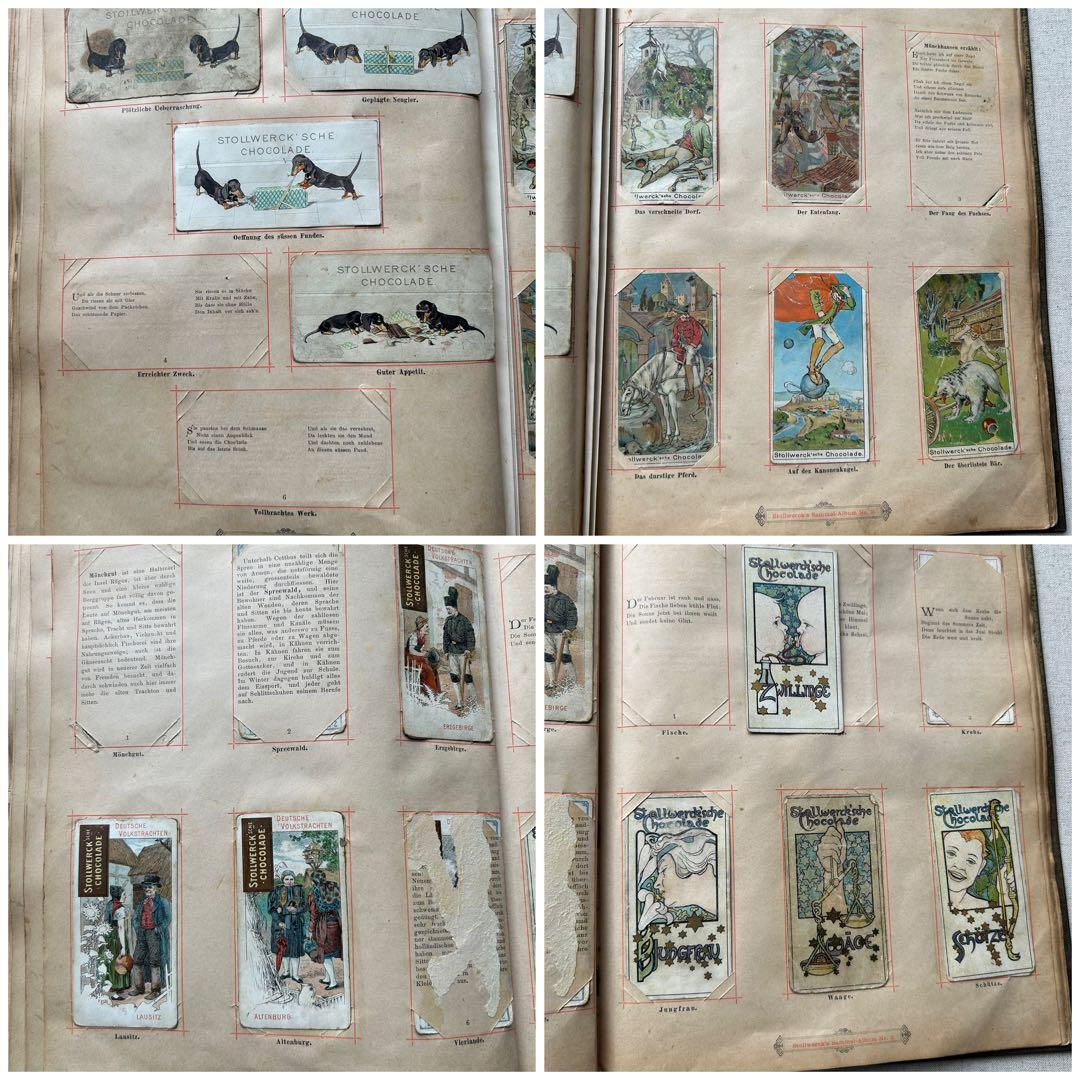 稀少 アンティーク洋書 Albumアルバム ドイツ古書