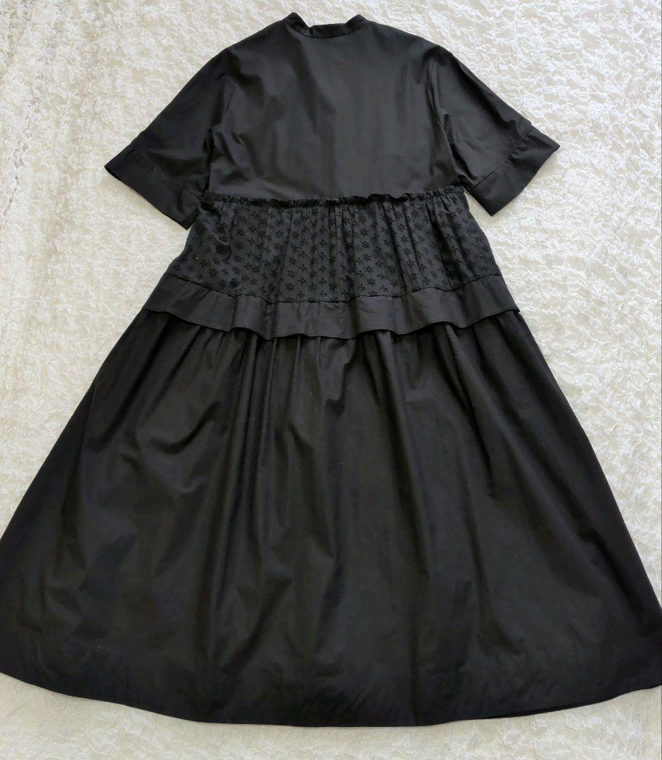 組曲 エンブロイダリーレースシャーティングワンピース 4L 大きいサイズ 17号