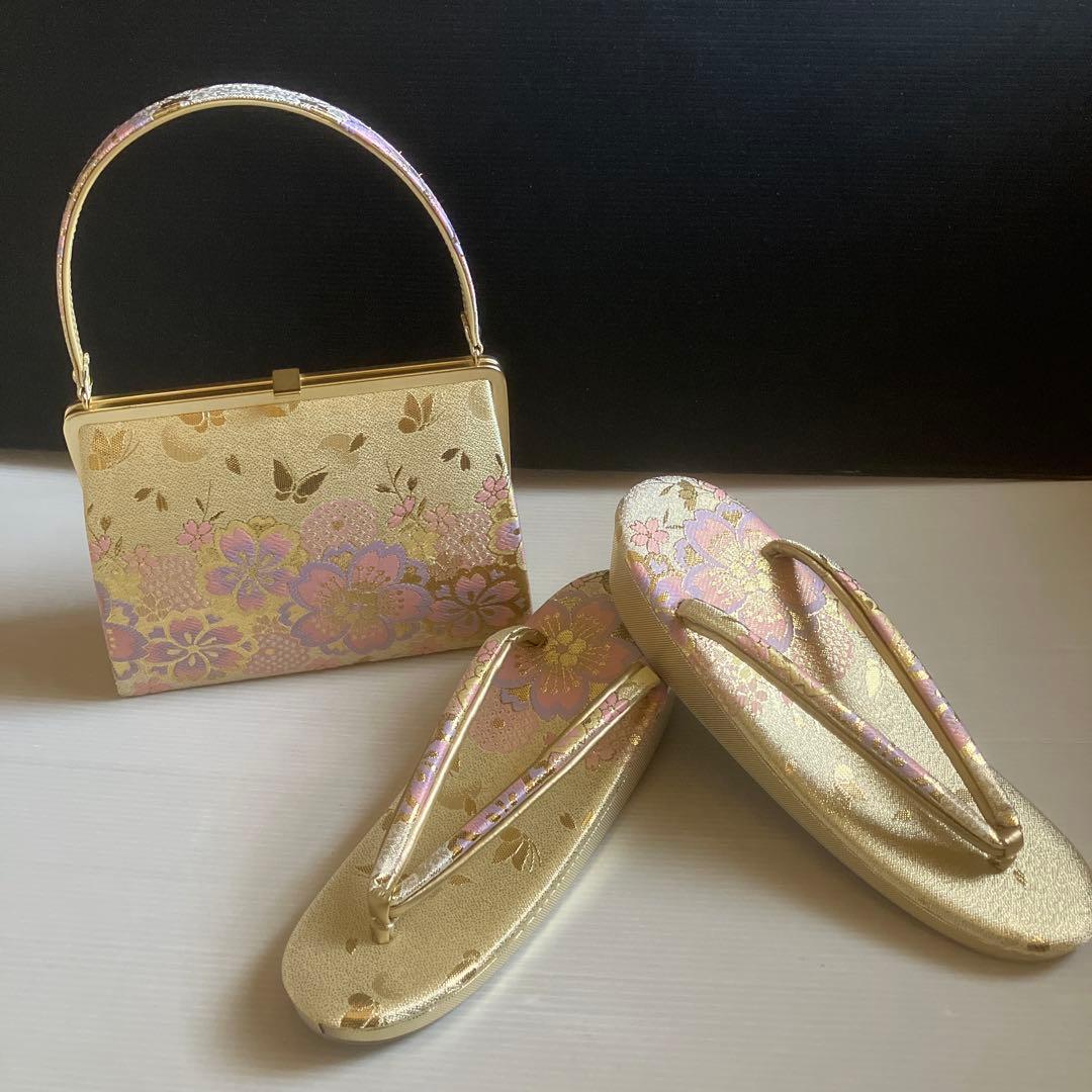 ★540 和装小物　草履　バック　セット