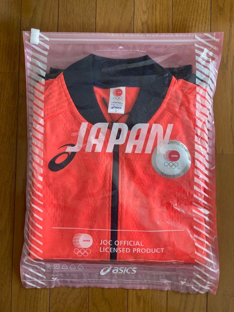 ASICS 東京オリンピック日本代表チームウェア　ブルゾン　Lサイズ　袋付