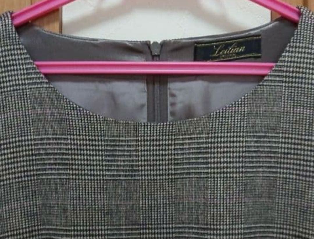 レリアン ロングワンピース サイズ13 グレンチェック