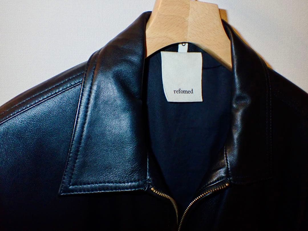 『謙太郎』【25ss】refomed ccu レザージャケット(タグ付き)