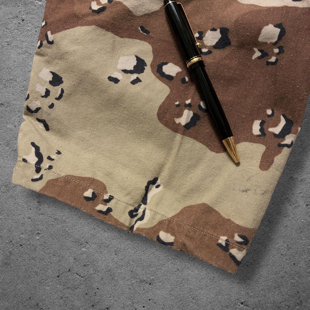 デザートカモチョコチップ実寸W31カーゴパンツM/R実物アメリカ軍放出品BDU