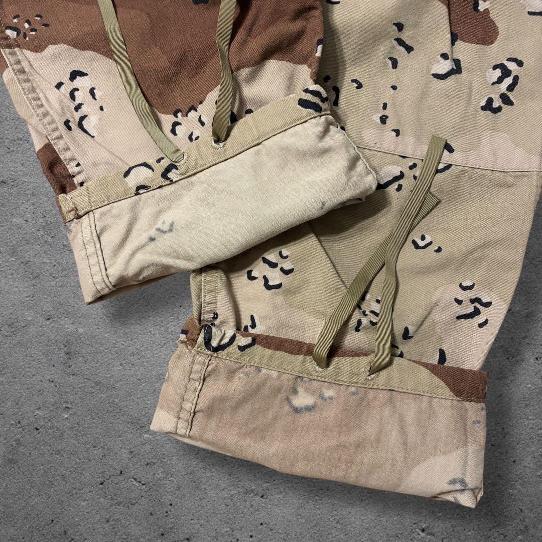 デザートカモチョコチップ実寸W31カーゴパンツM/R実物アメリカ軍放出品BDU