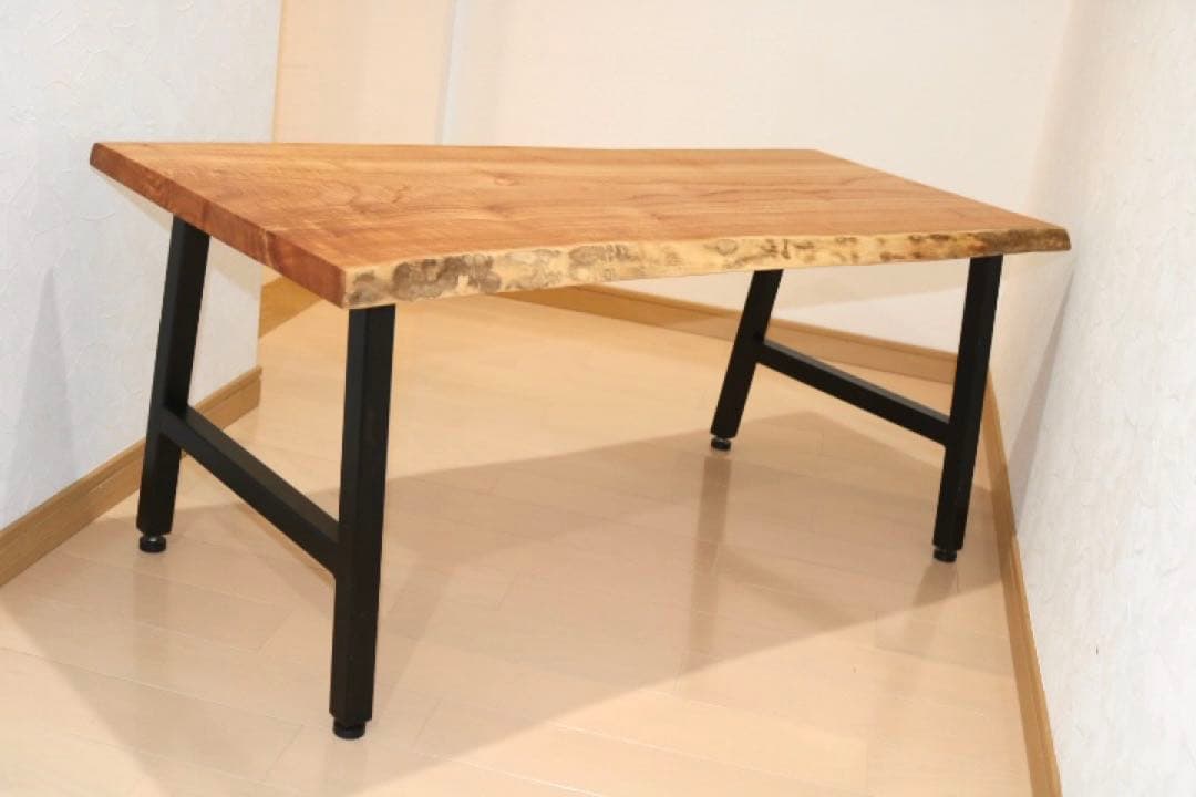 センダン　1枚板　アイアンテーブル　1点物