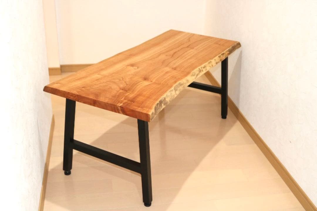 センダン　1枚板　アイアンテーブル　1点物