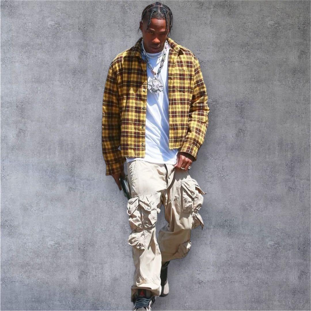 トラヴィス スコット着用90s POLO ラルフローレン マルチカーゴ パンツ