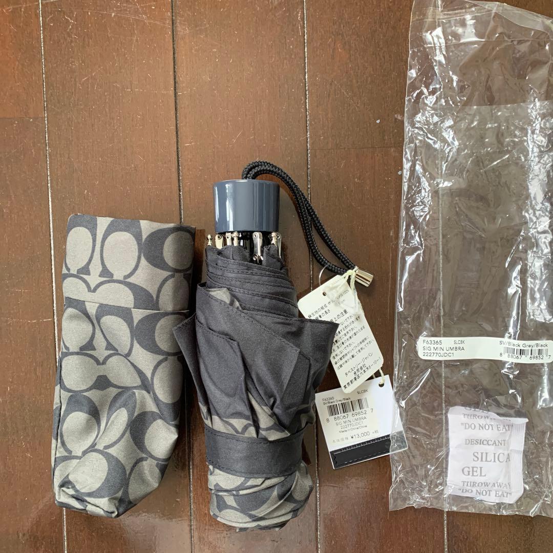 【新品】コーチ傘　折り畳み傘