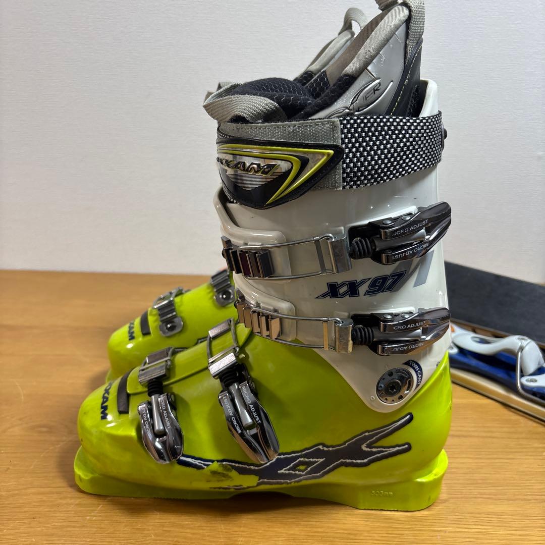メンズ　ショートスキー　ファンスキーセット　Salomon 26cm ブーツ付