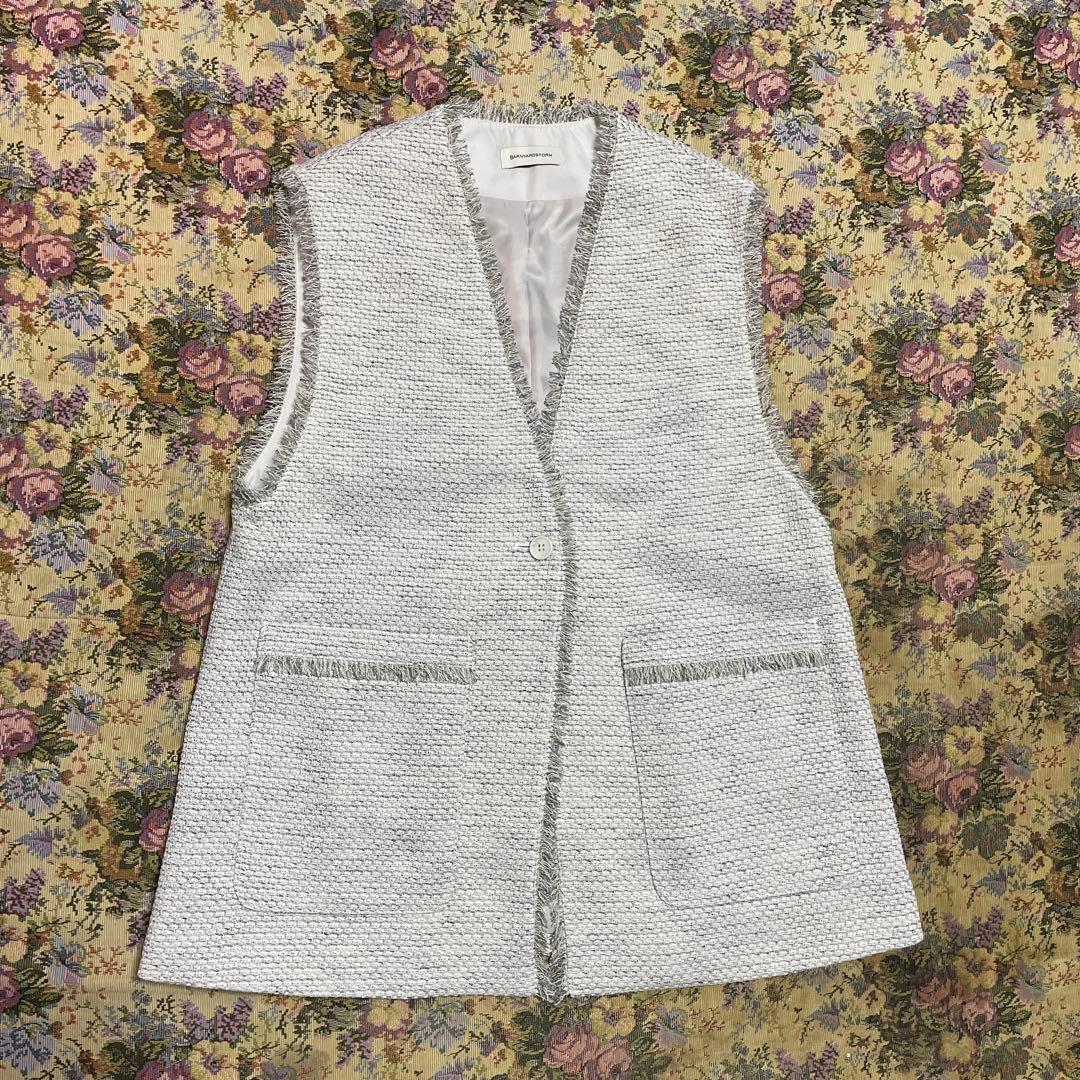 未使用＊BARNYARDSTORM MIXツイードベスト 上品見え オケージョン