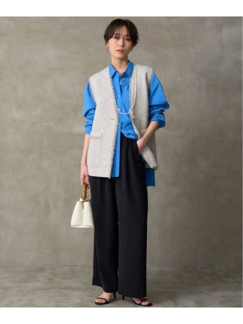 未使用＊BARNYARDSTORM MIXツイードベスト 上品見え オケージョン