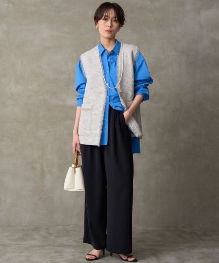 未使用＊BARNYARDSTORM MIXツイードベスト 上品見え オケージョン