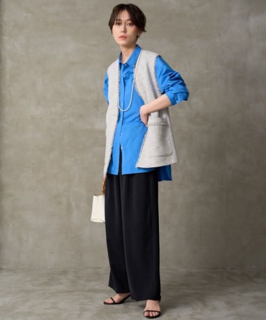 未使用＊BARNYARDSTORM MIXツイードベスト 上品見え オケージョン