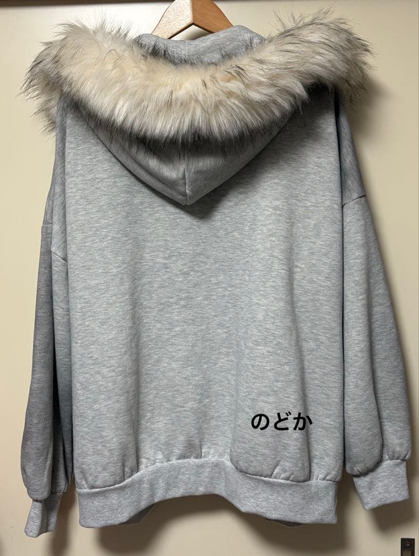 グレー ジュエティ ファードッキングルーズフーディー jouetie