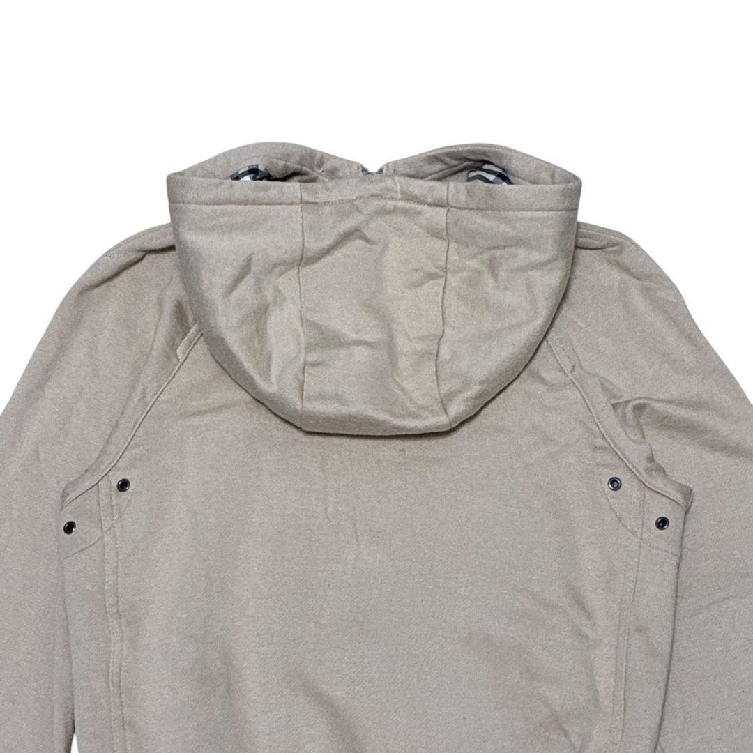 美品✨バーバリーロンドン パーカー ノヴァチェック ジップアップ 2 刺繍ロゴ