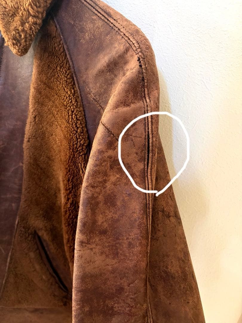 40s グリズリージャケット 熊ジャン 革ジャン ビンテージ