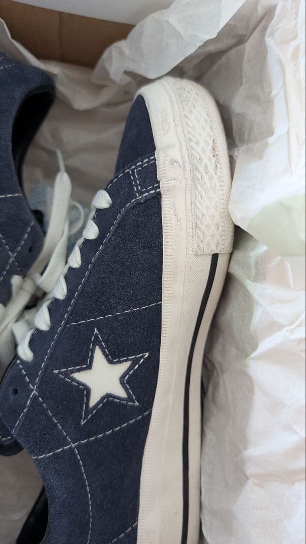 【コンバース　ワンスター】ゴルフシューズ　紺系　23センチ