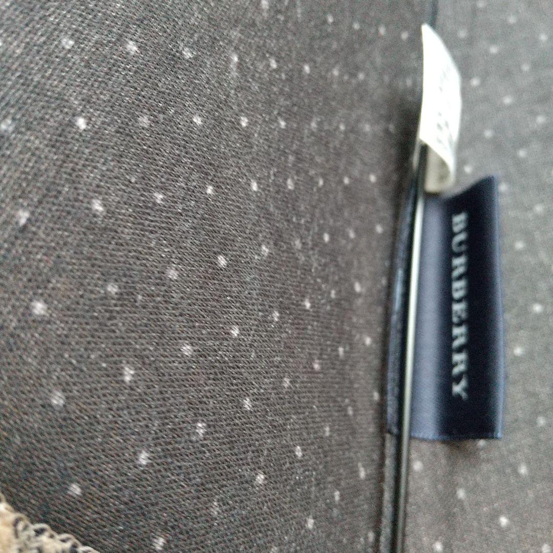 バーバリー BURBERRY ノバチェック ドット柄 フリル 折り畳み傘 日傘