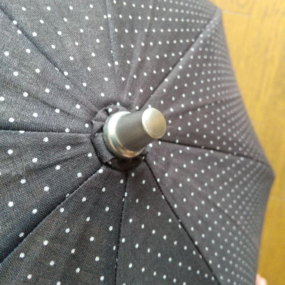 バーバリー BURBERRY ノバチェック ドット柄 フリル 折り畳み傘 日傘