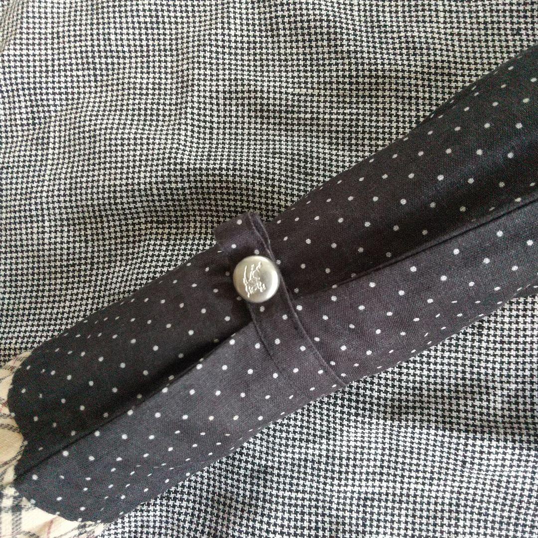 バーバリー BURBERRY ノバチェック ドット柄 フリル 折り畳み傘 日傘