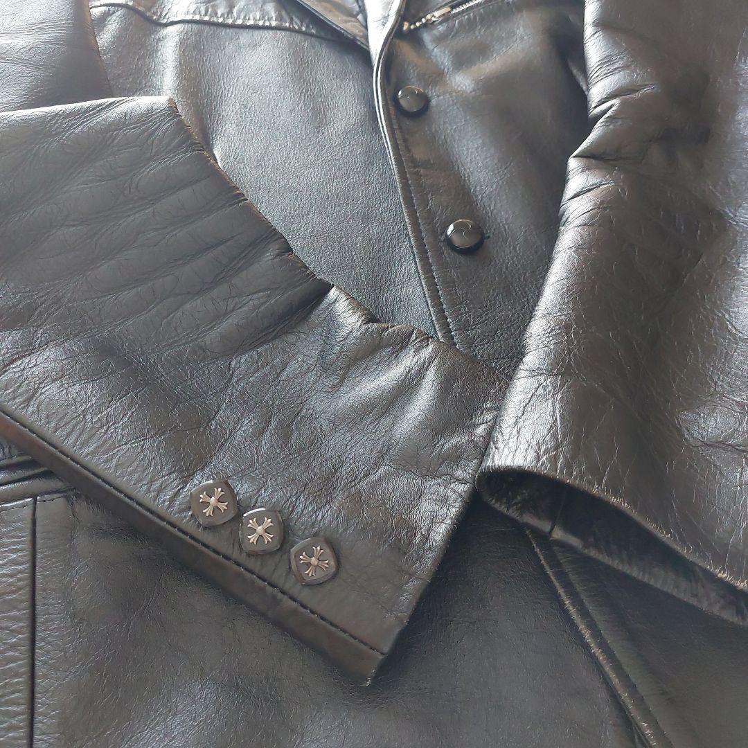 エ*ン様 SAVOY CLOTHING レザージャケット 三つボタン サボイクロ