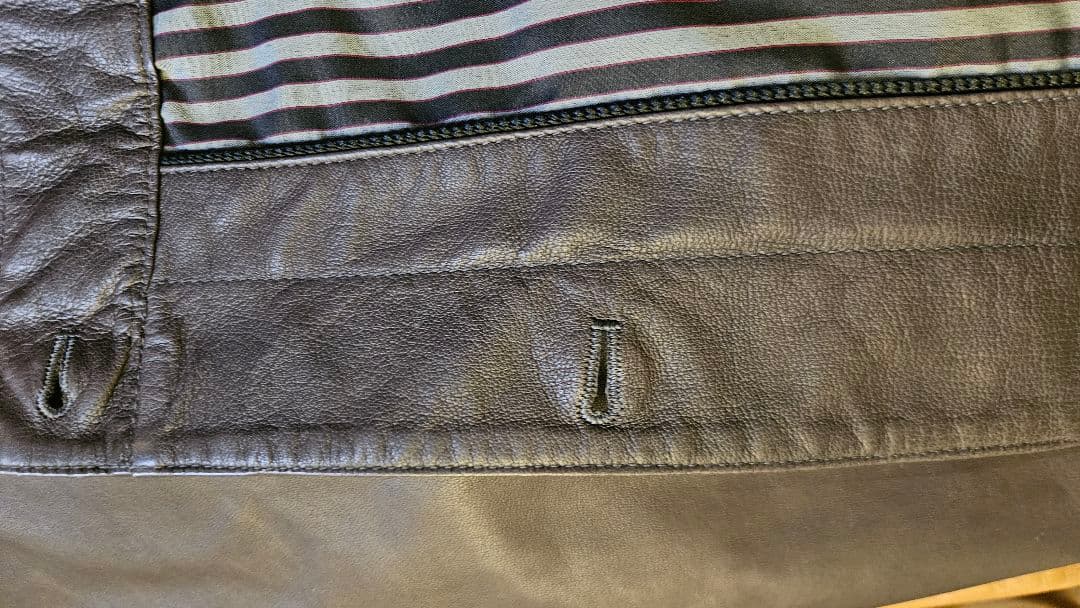 お値下げ☆彡 未着用★　allegri サイズ50 濃茶　レザージャケット