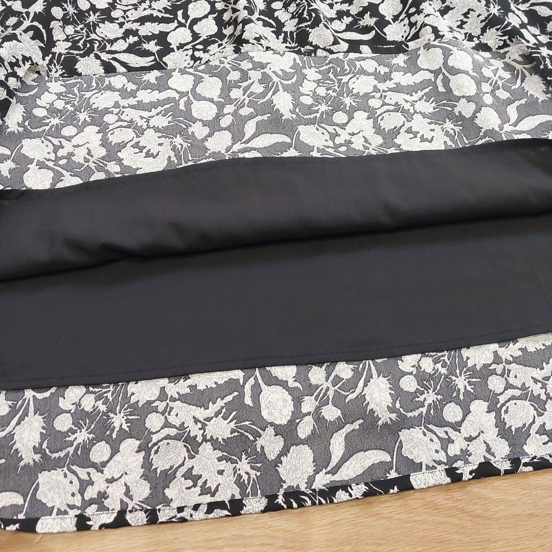 【ウィルフリー 】2way花柄ボリュームロングワンピース