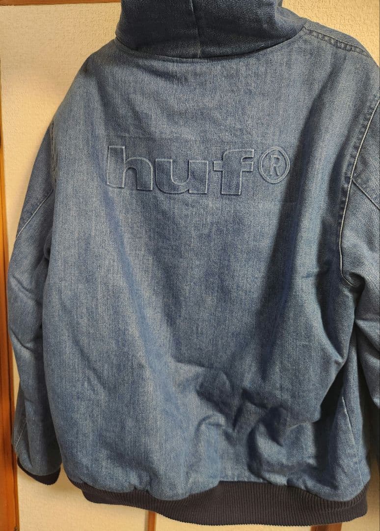 美品 XL HUF ボアジャケット