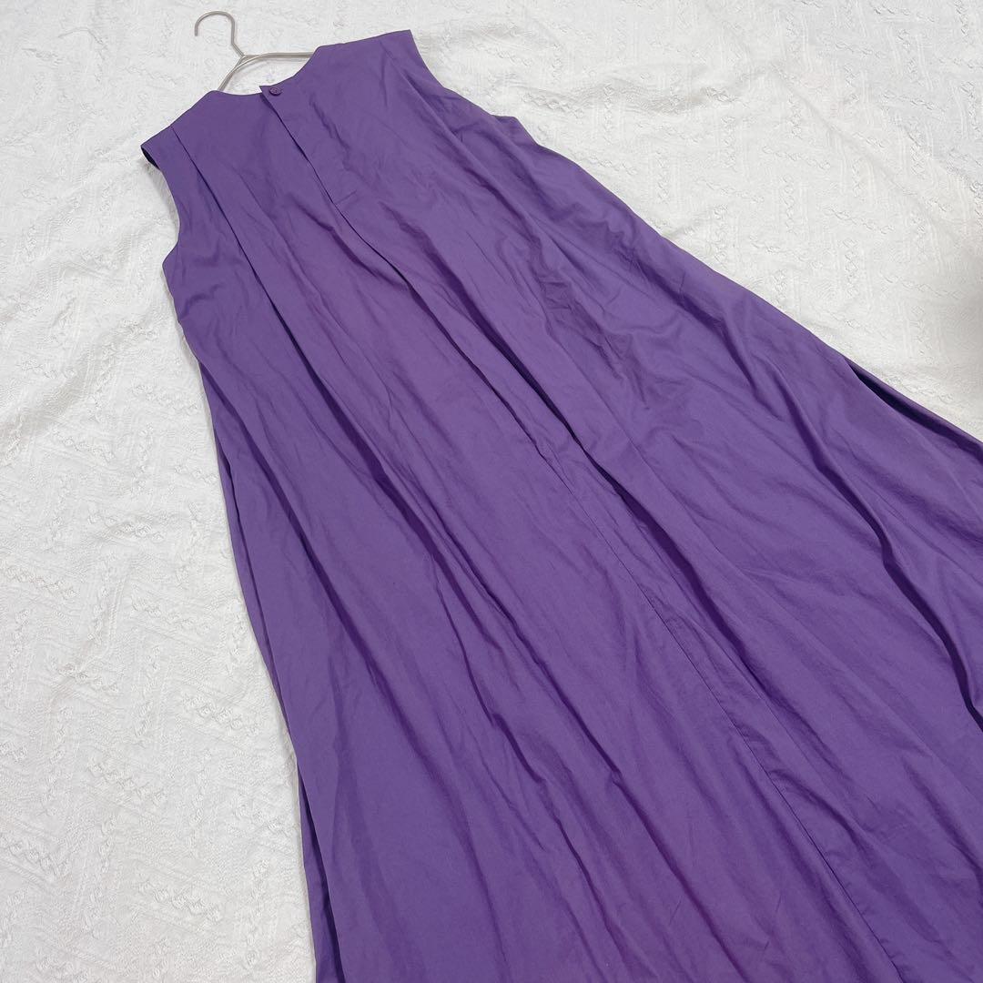 22SS⭐︎洗える⭐︎セオリーリュクス　フロントタックノースリーブワンピース　38