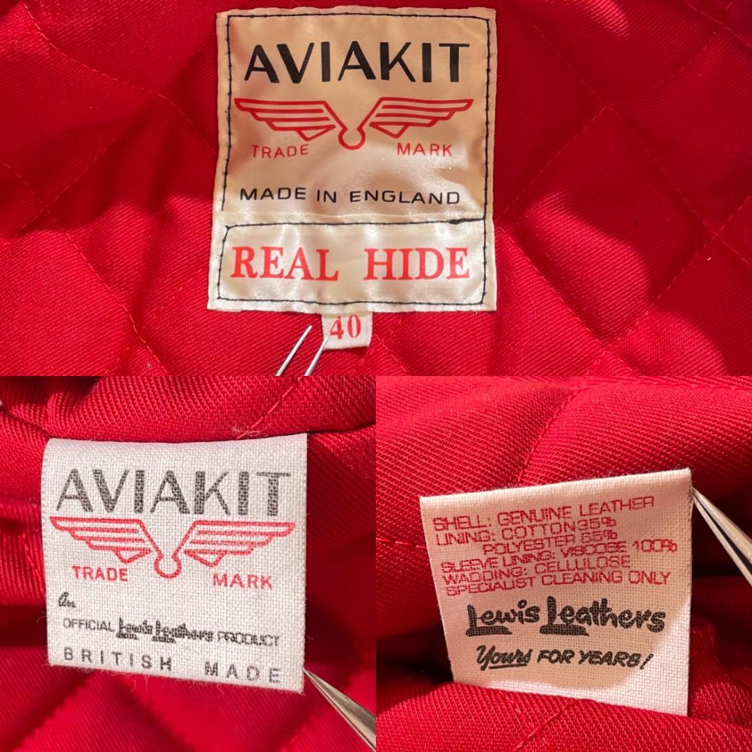 美品　ルイスレザー　391T　タイトフィット　ライトニング　ダブルライダース40