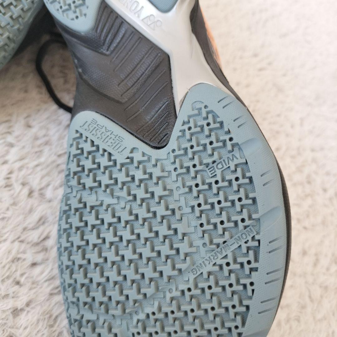 バドミントンシューズ 　パワークッション カスケードアクセルワイド24.5cm