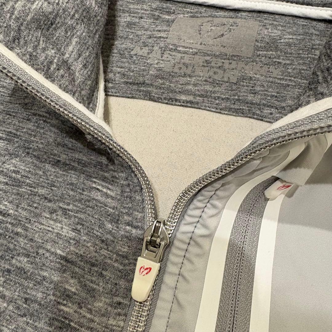 マスターバニーエディション ジップジャケット アウター 異素材 グレー サイズ1