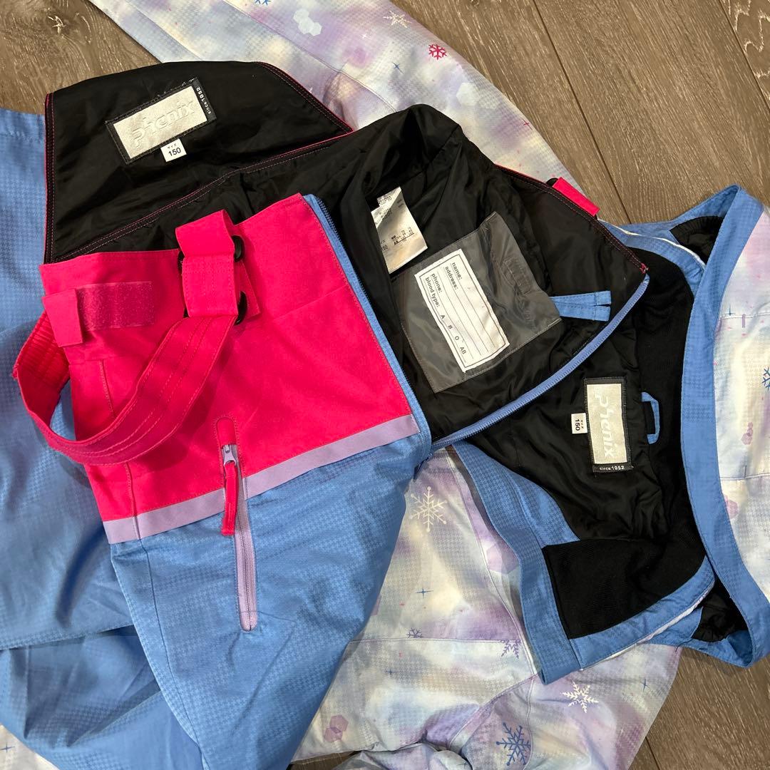 美品　Phenix(フェニックス)150　スキーウェア女子　2シーズンのみ使用