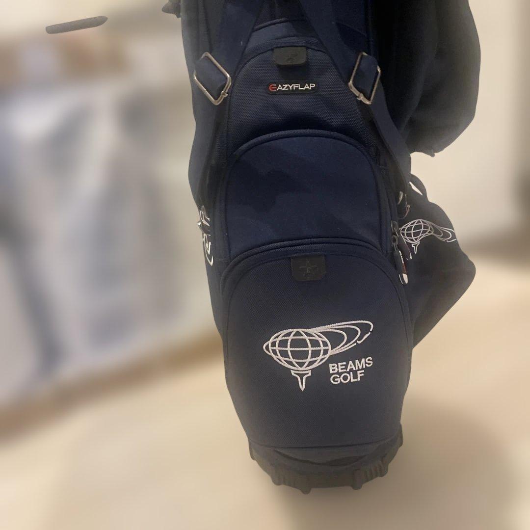 BEAMS GOLF ネイビー キャディバッグ8.5インチ