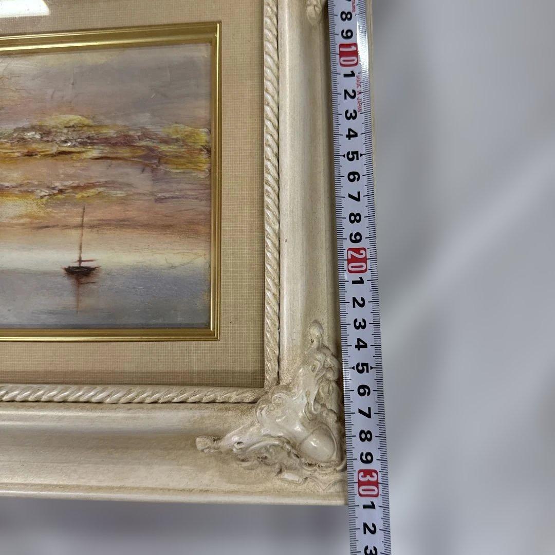 も*ん様 業者買取品！高級絵画！海　夕日