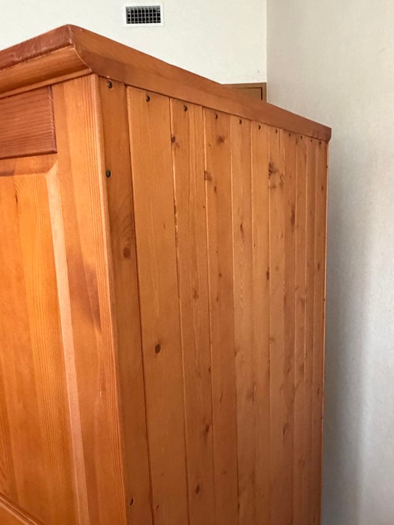 本棚 4段棚 ＋扉付き収納　カントリー　オシャレ　アンティーク風　＊引取り限定