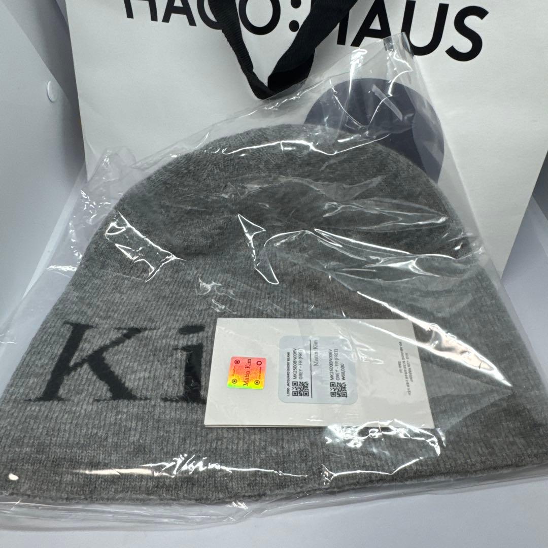 1*チ様 Matin Kim マーティン キム ビーニー ニット帽 グレー