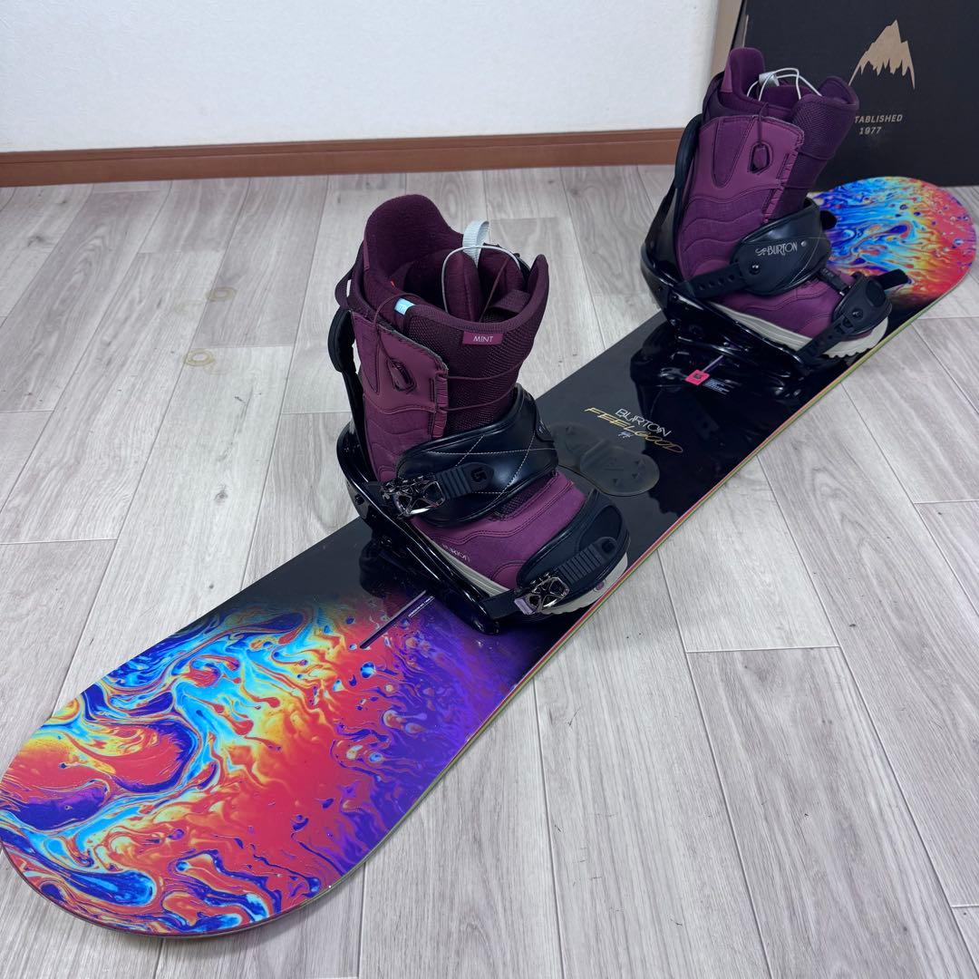 BURTON FEELGOOD 144cmレディース三点セット