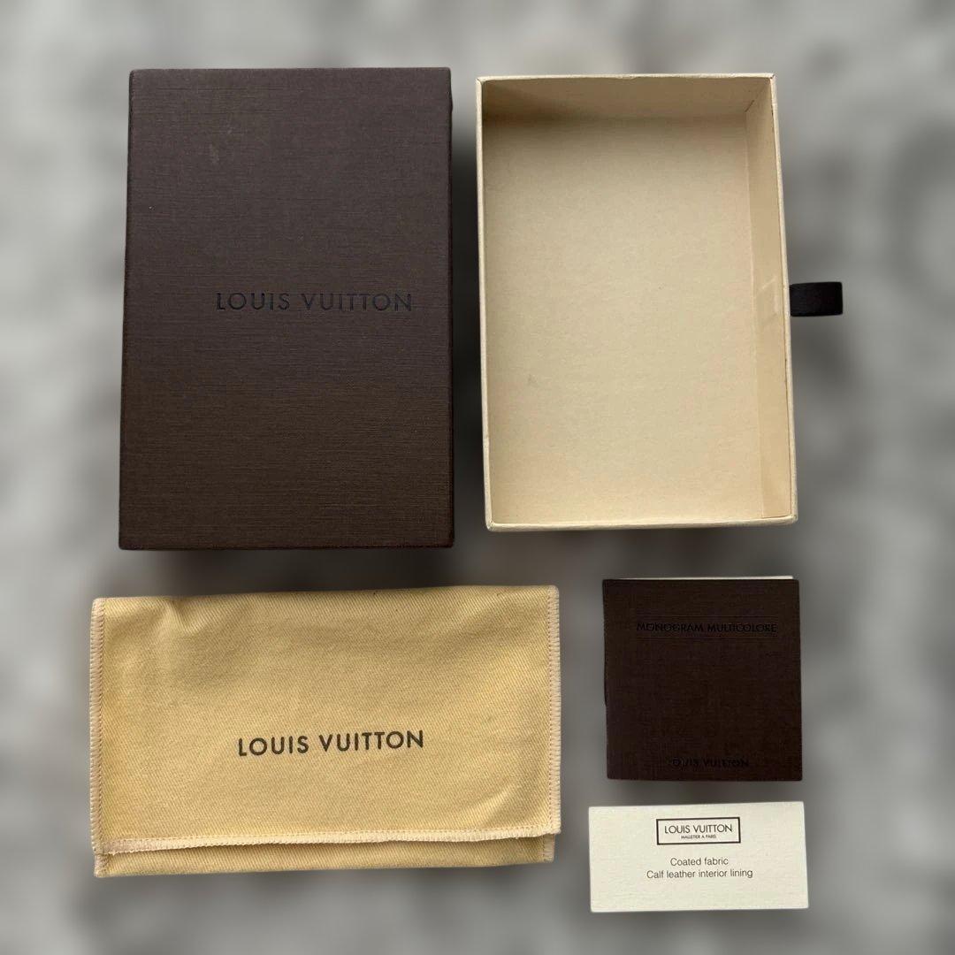 ルイヴィトン マルチカラー ブラック キーケース4連