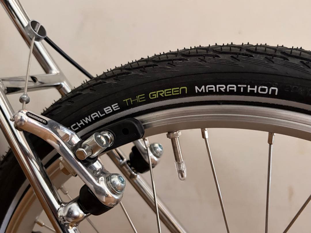 美品 BRUNO ミニベロロード クロムプレート ※基本都内引渡し 460