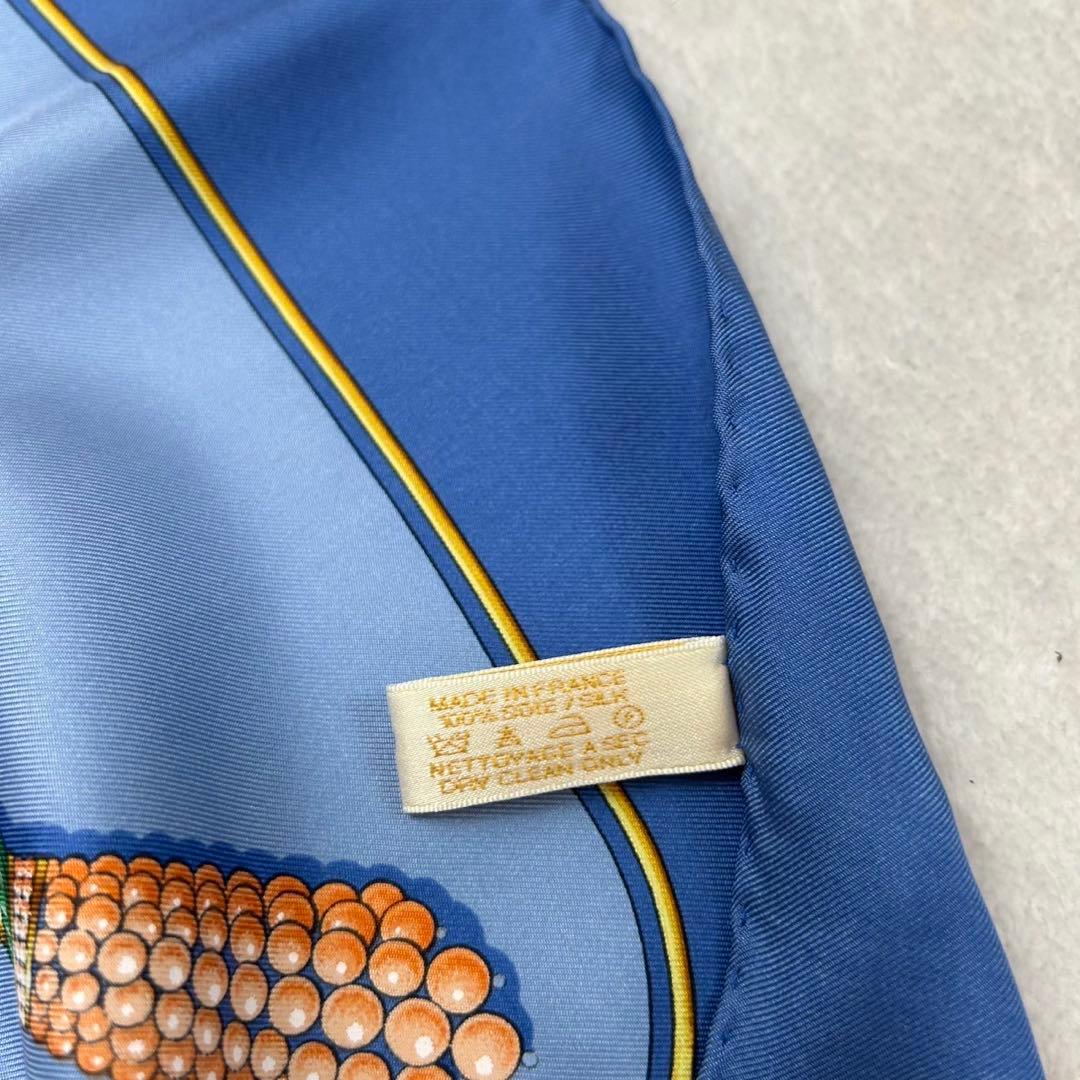 J116 新品未使用 カルティエ スカーフ ブルー レディース