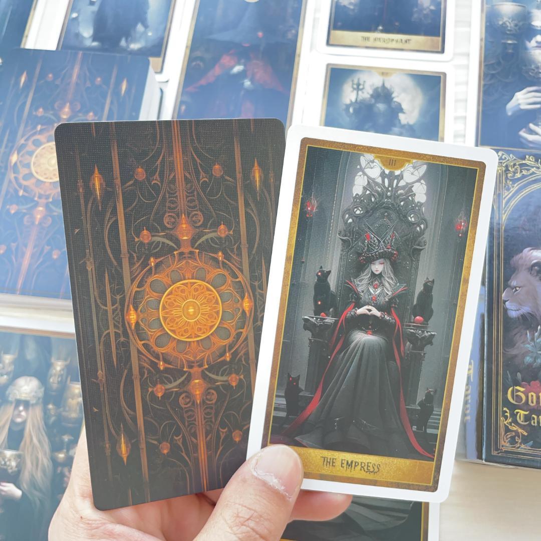 【正規品タロットカード】新作✨入手困難な海外美麗デッキ✨ゴシックの予言のカード