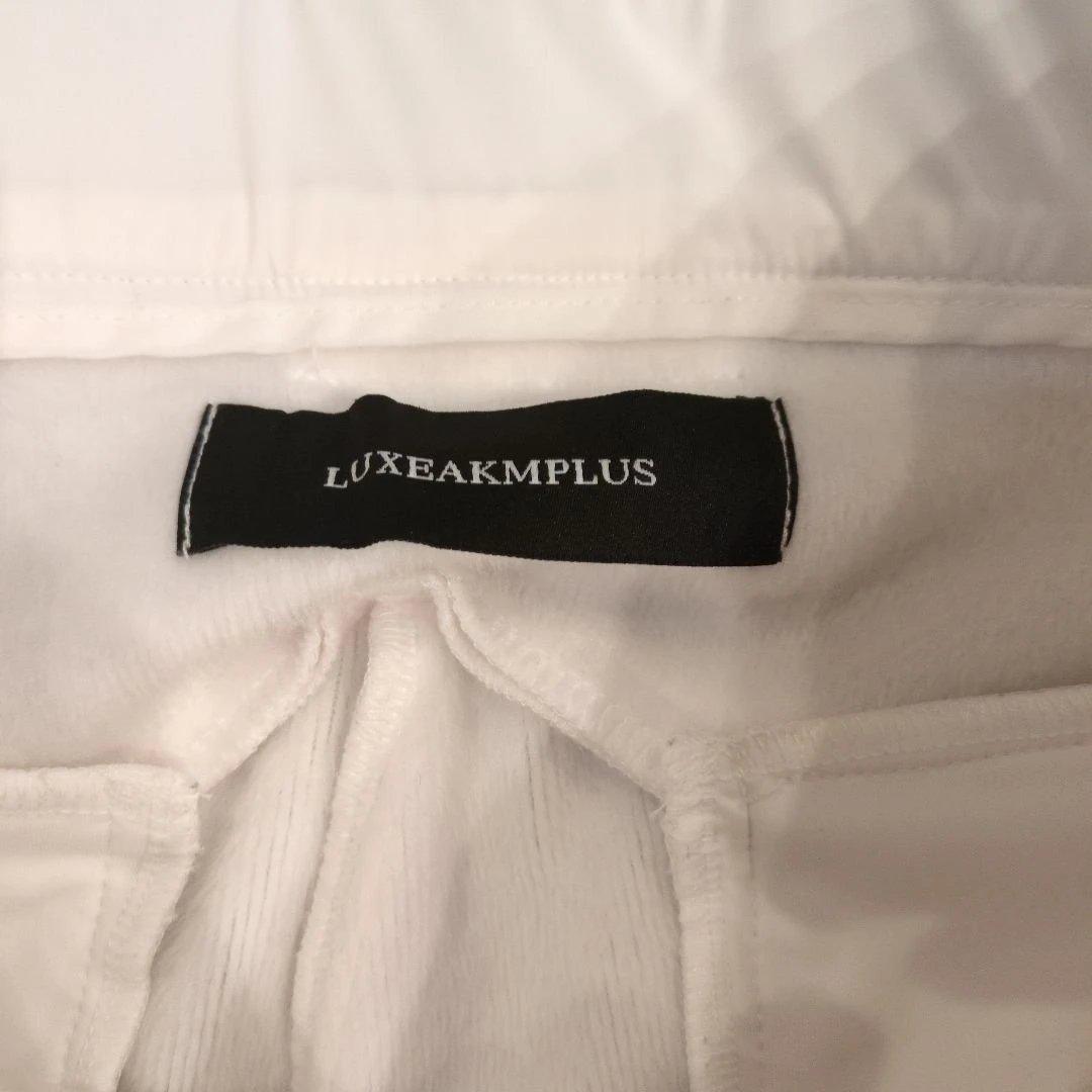 LUXEAKMPLUS ゴルフ 中綿 ロゴ テーパードパンツ XL