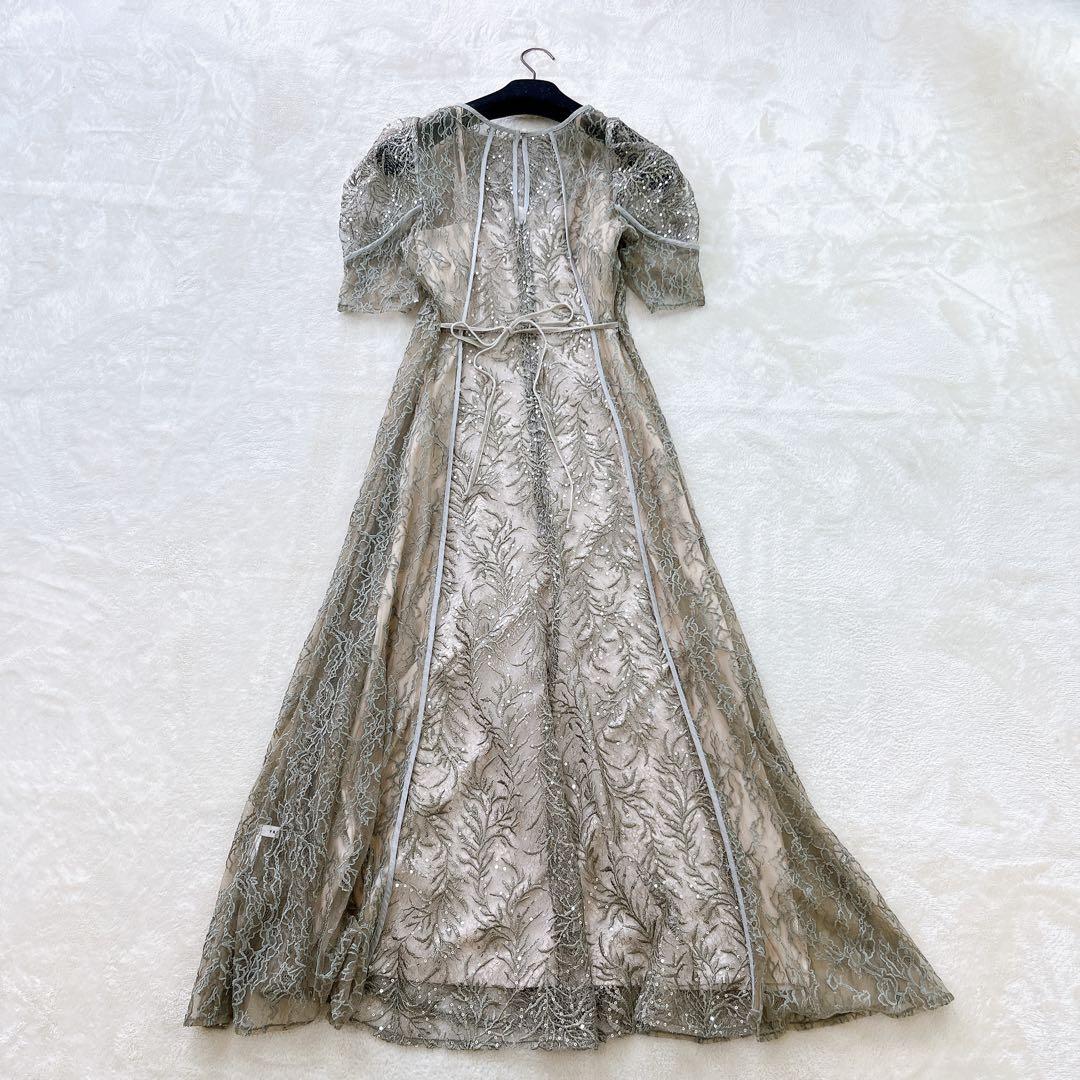 極美品✨FRAY I.Dフレイ アイディー リーフレースパイピングドレス